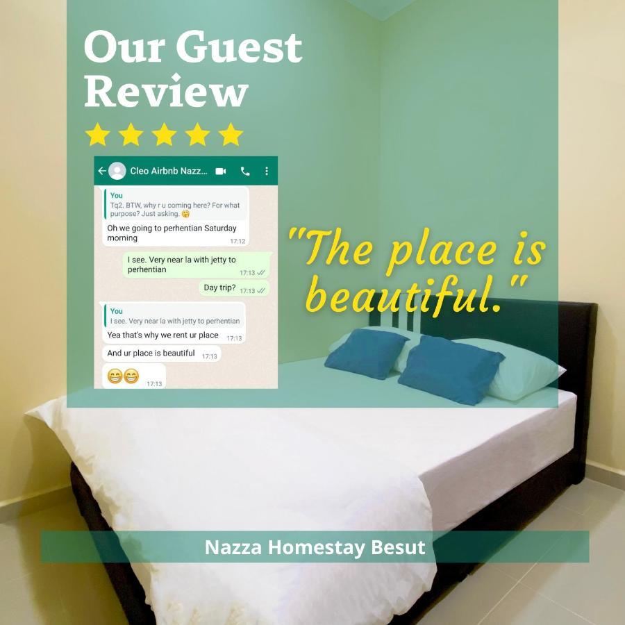 Nazza Homestay Besut With Swimming Pool Kampung Raja Exterior foto